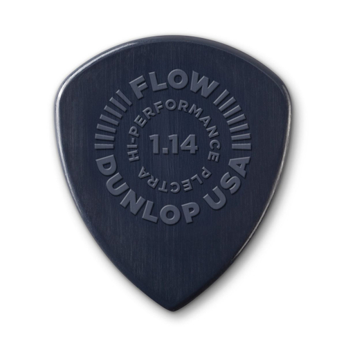 Dunlop 541P114 Flow Nylon 12Pack медиаторы, толщина 1,14 мм, 12 шт.