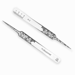 Пинцет с лазерной заточкой H-2 Professional LeMat