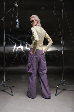 Брюки Nothomme Outdoor 3M Scotchgard Cargo Paratrooper Pants "Thin Vine Purple" Women's