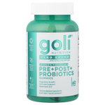 Goli Nutrition, жевательные таблетки пре, пост и пробиотики, 60 жевательных конфет