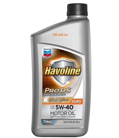 HAVOLINE PRO DS FULL SYNTHETIC EURO 5W-40 моторное масло для бензиновых двигателей Chevron (1 литр)