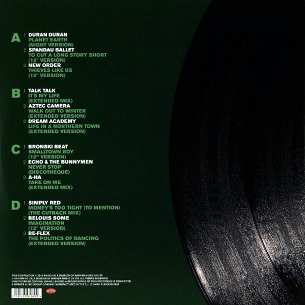 Сборник / 12 Inch Dance: 80s Synthpop (2LP)
