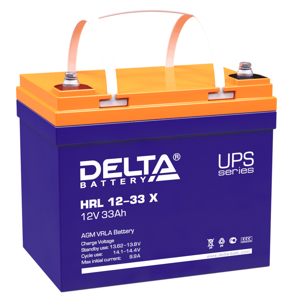 Аккумулятор DELTA HRL 12-180 X | 180 Ач | 12В AGM