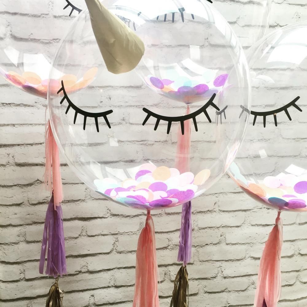 Шар (18"/46 см) Сфера 3D, Deco Bubble, Прозрачный, Кристалл
