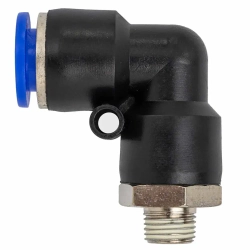 Фитинг угловой для пластиковых трубок 10мм с наружной резьбой 1/8'' Forsage F-SPL10-01