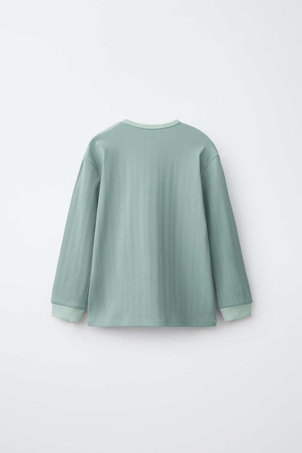 ZARA ОДНОТОННАЯ ПИЖАМА, ЗЕЛЕНЫЙ
