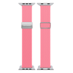 Эластичный ремешок розового цвета (Hot Pink) для смарт часов Apple Watch размером 38, 40, 41 и 42MM, серия Mixture Ultra Series от Dux Ducis