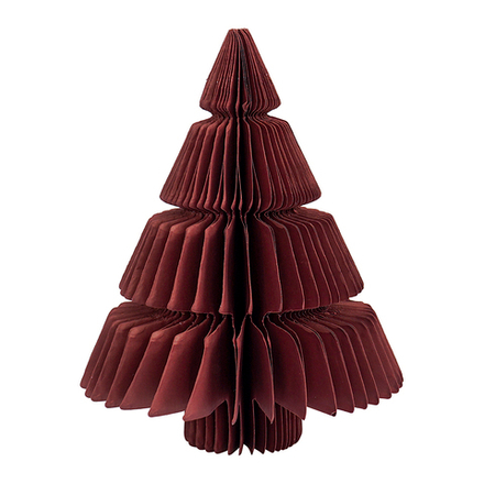 Декор новогодний Tkano New Year Essential Honeycomb tree бордовый