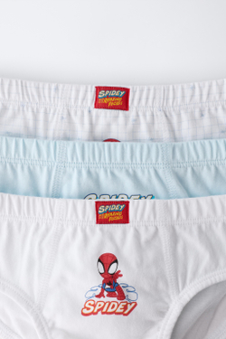 ZARA НАБОР ИЗ ТРЕХ ТРУСОВ SPIDEY © MARVEL, РАЗНОЦВЕТНЫЙ