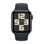 Умные часы Apple Watch SE 2 (2024) GPS, 40mm, Midnight Aluminium Case with Sport Band S/M, Midnight (Темная ночь)