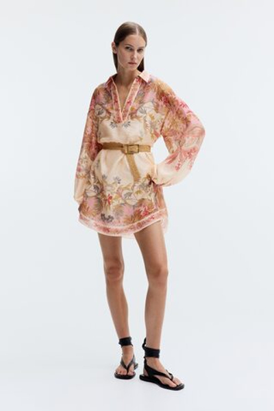 Платье-туника из смеси льна - H&M