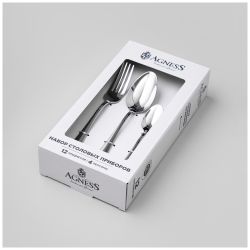 НАБОР СТОЛОВЫХ ПРИБОРОВ SOLE AGNESS 12 ПР., СТАЛЬ 18/0