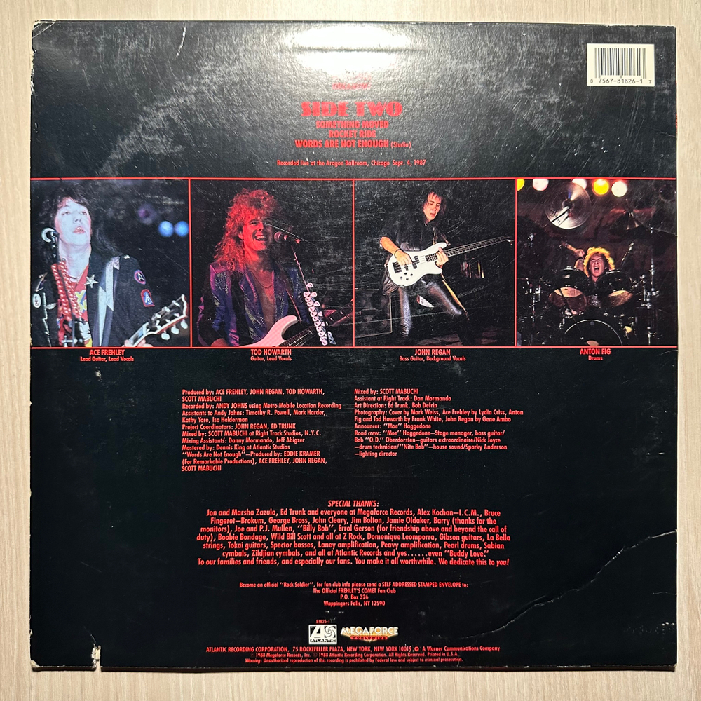 Frehley's Comet- Live + 1 (USA 1988г.)
