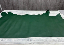Лакшери цв. Зеленый / Luxury Tannery Dark Basil, толщ. 1,2-1,4 мм, натуральная кожа