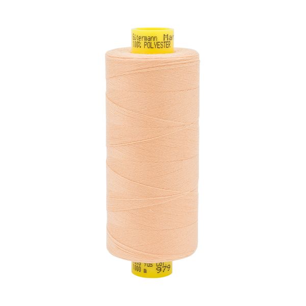 Нитка Gutermann Mara 150 (1000 метров), 1 кат., особо тонкая | 979 абрикосовый