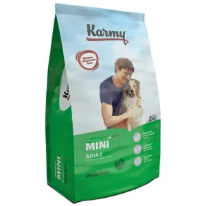 Сухой корм Karmy Mini Adult для взрослых собак мелких пород, с индейкой