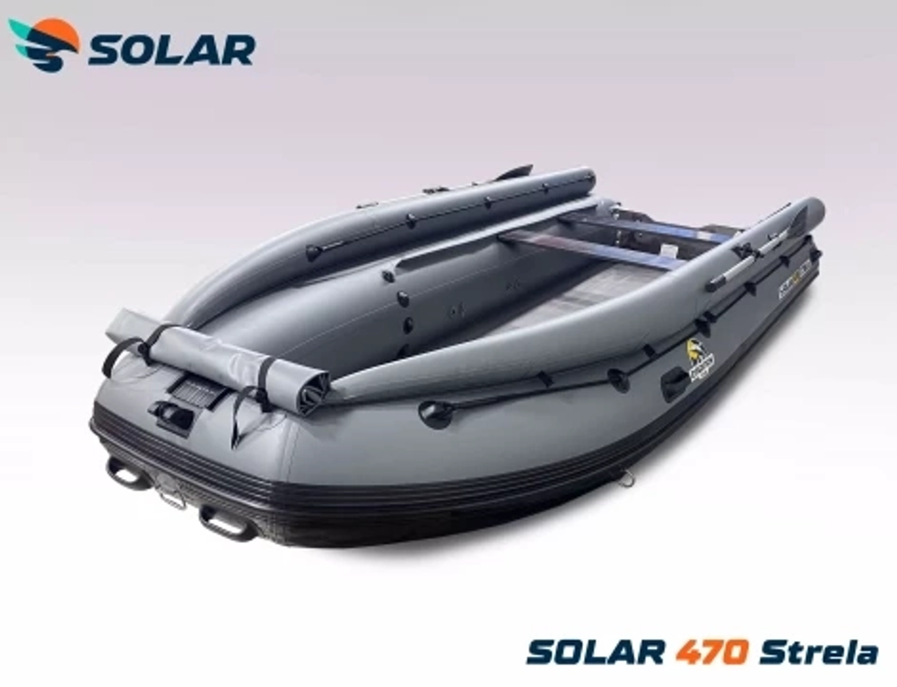 Лодка надувная моторная solar-470 strela jet tunnel (expedition)