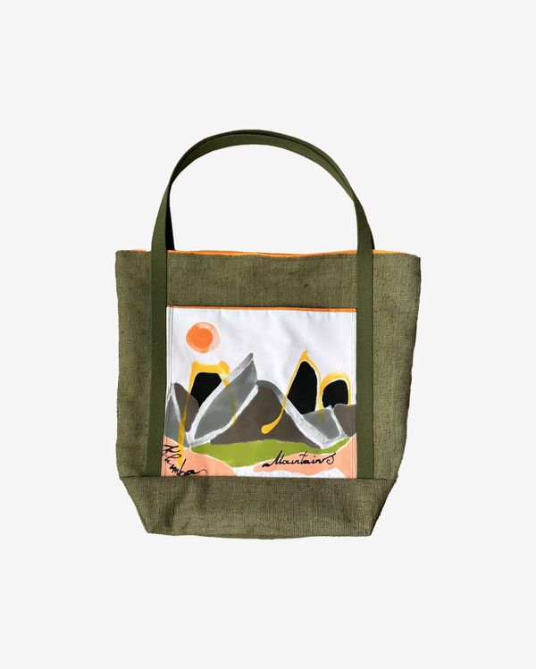Сумка Utility Bag Mountains зеленая - фото 1