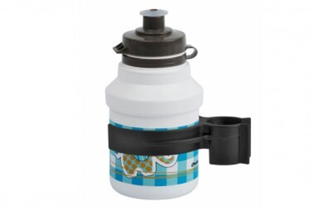 Фляга Polisport 300 ml "ELEPHANT" + Флягодержатель WHITE