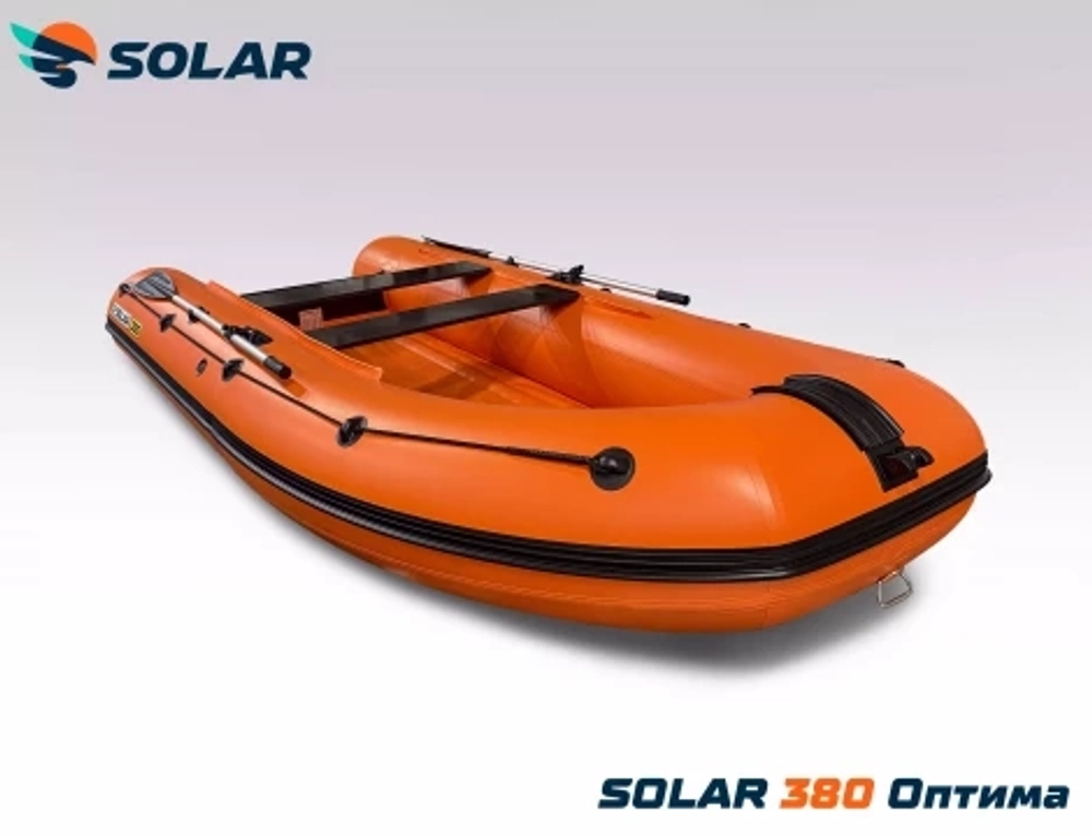 Лодка надувная моторная solar-380 к (оптима)