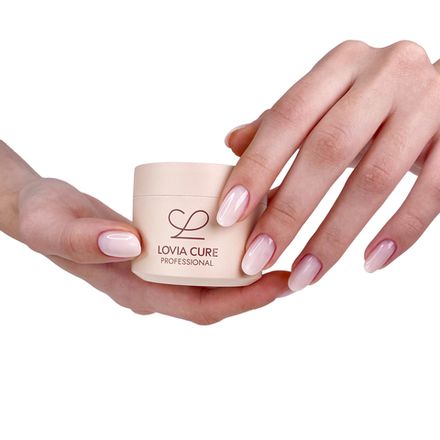 Lovia Cure 4in1 Liquid Gel Successful Creamy - Полигель Архитектор кремовый, 30 мл