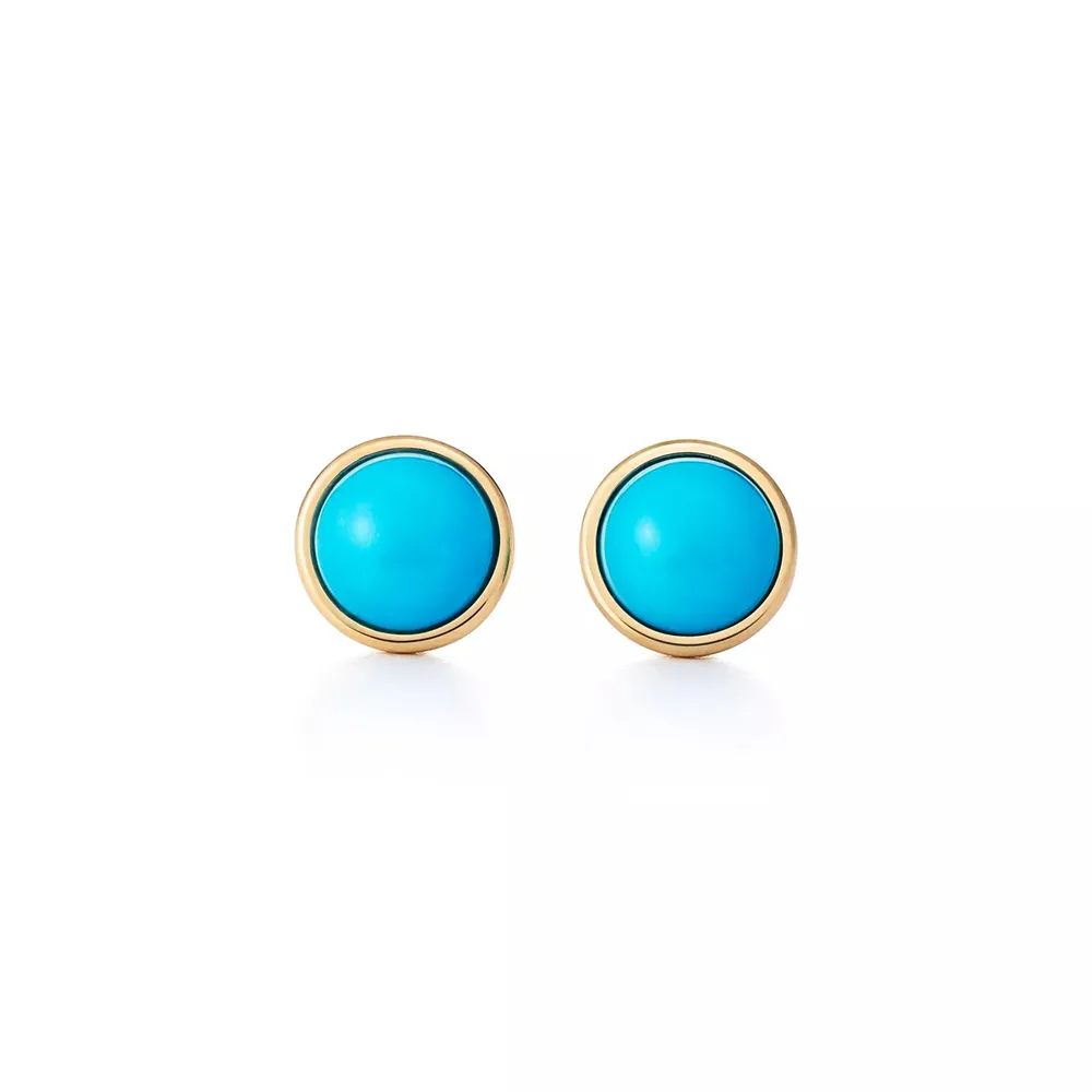 Серьги из серебра с бирюзой 💠Tiffany yard