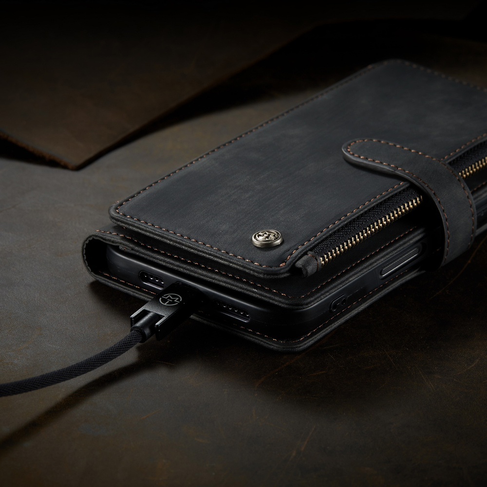 Многофункциональный чехол-кошелек CaseMe 3 in 1 Matte Wallet для iPhone 17 Pro
