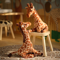 IKEA SANDLÖPARE  (ИКЕА САНДЛЁПАРЕ)  -  Мягкая игрушка - жирафёнок/коричневый 45 см