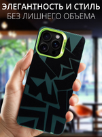 Дизайнерский чехол из пластика для IPHONE 16 PRO MAX с усиленной защитой камеры и глянцем