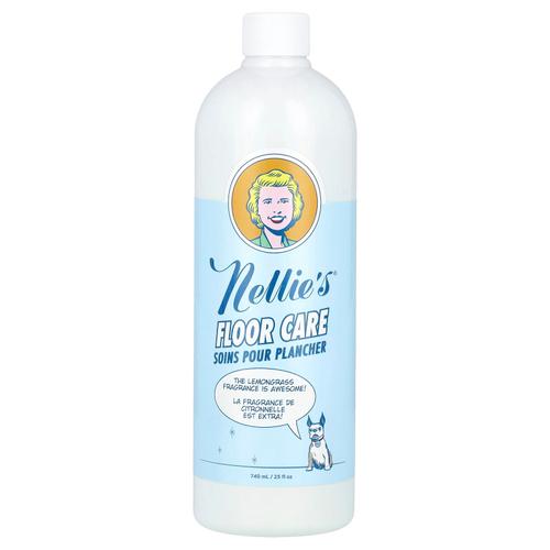 Nellie's, Средство для мытья полов, лимон, 25 ж. унц. (740 мл)