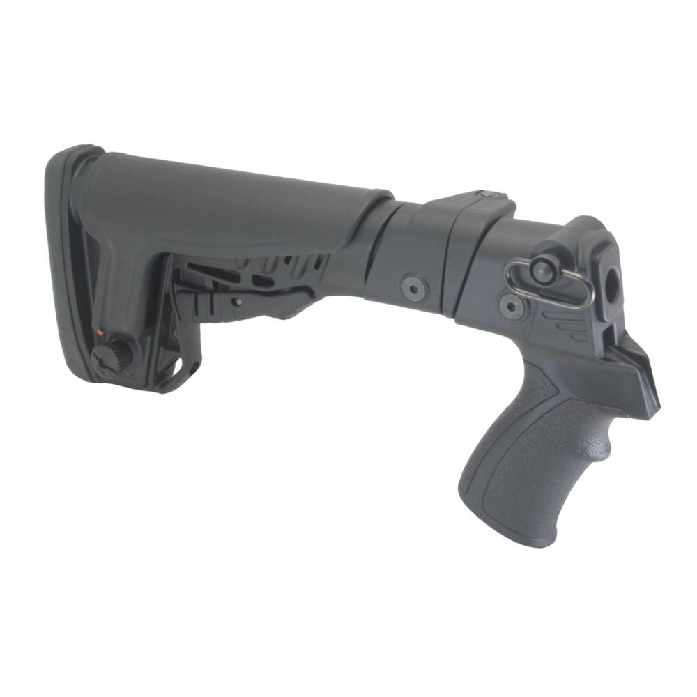 Телескопический приклад Бекас 12, 16, DLG Tactical. Черный