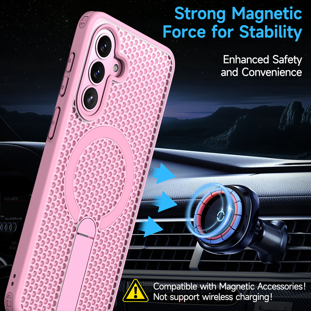 Прозрачный чехол Mesh Pro Magnetic Case для Samsung Galaxy A37 5G