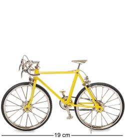 VL-17/3 Фигурка-модель 1:10 Велосипед шоссейник «Racing Bike» желтый