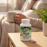 NaturesPlus, таблетки для рассасывания для взрослых для ушей, носа и горла, с пробиотиком K12, натуральный вкус вишни и ягод, 60 таблеток для рассасывания