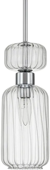 Подвесной светильник Gloss 1141/1S Chrome/Clear Escada