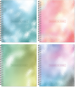 Тетрадь общая 48 листов на металлическом гребне "Pastel Foil"