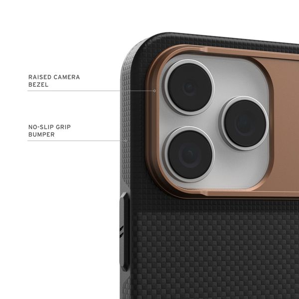 Чехол Uag Fibr Armr Kevlar Case для iPhone 17 Pro, Графит/Бронзовый | Kevlar Graphite/Bronze