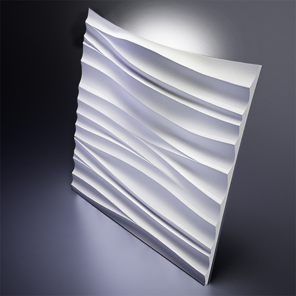 Гипсовые 3D панели Artpole SILK + LED - 7.1 - SILK 2 LED (White) - 89 - 13