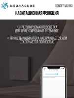 Умный WiFi (Matter) выключатель Sonoff M5-2C-86W (Работает с Яндекс Алисой)