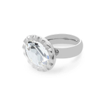 Кольцо Qudo TIVOLA UNICA big (S/P) Crystal 60 686695 размер 19