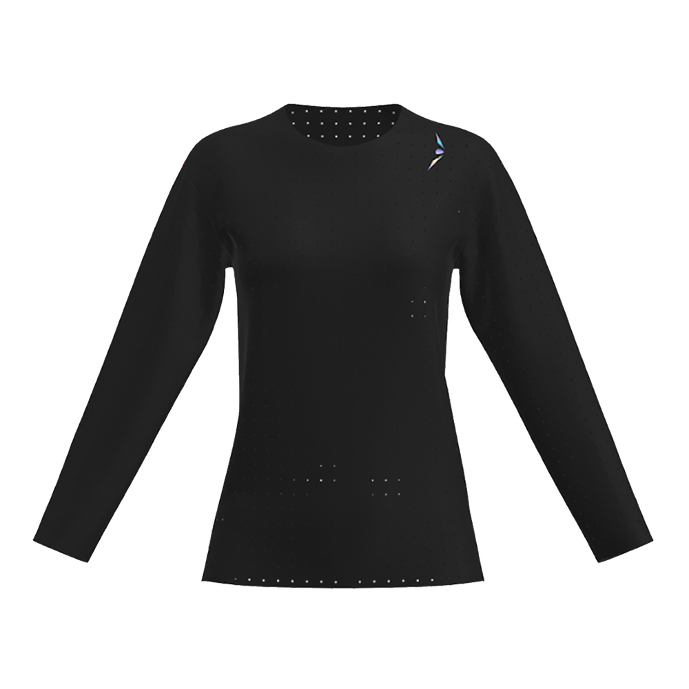 ЛОНГСЛИВ ЖЕНСКИЙ AIRWEAVE PRO | BLACK