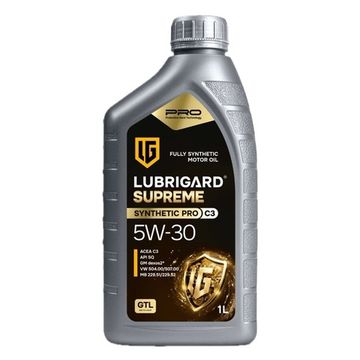 SUPREME SYNTHETIC PRO C3 5W-30 GTL LUBRIGARD масло