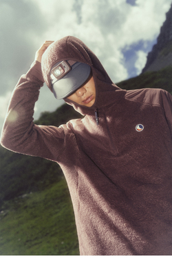 Худи Nothomme Monterest Primaloft Half-Zip бордовый