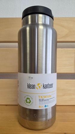 Термобутылка Klean Kanteen TKWide Loop Cap 32oz (946 мл) Brushed Stainless (потертости)