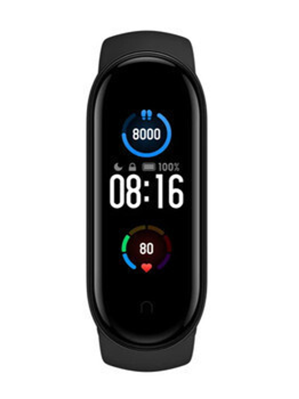 Смарт браслет Xiaomi Mi Band 5 NFC черный, уценка (вскрытая упаковка, выставочный образец)