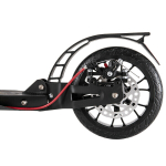Самокат Tech Team City scooter Disk Brake, черно-красный 2022