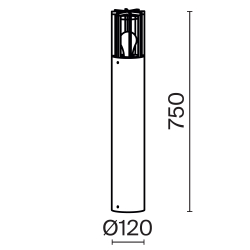 Ландшафтный светильник Outdoor O453FL-01GF