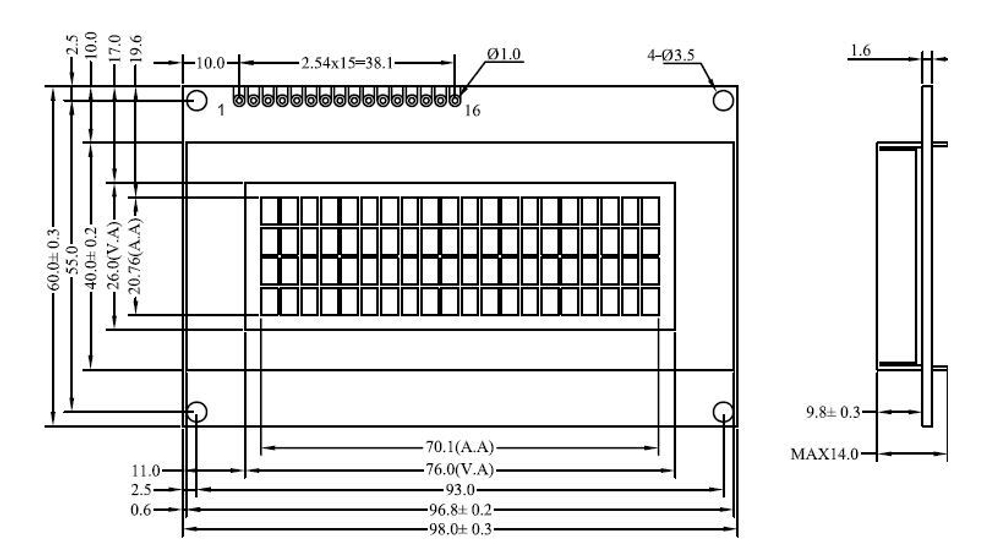 Экран 4х20 LCD - СЧ