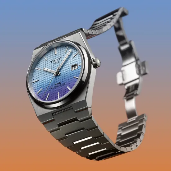 Tissot T137.407.11.351.01 мужские часы Tissot PRX Powermatic 80 in color