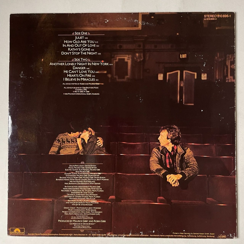 Винтажная виниловая пластинка LP Robin Gibb How Old Are You (Germany 1983)
